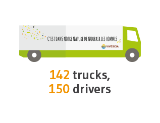 142 trucks, 150 drivers